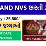 KVS NVS Recruitment 2025