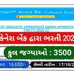 Canara Bank Recruitment 2026 Notification For 3500 Vacancy, Apply Online